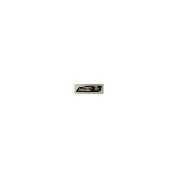 GRIGLIA FENDINEBBIA DX NERO LUCIDO DUE PROFILI CROMATI AUDI A8 4H 2010-2013