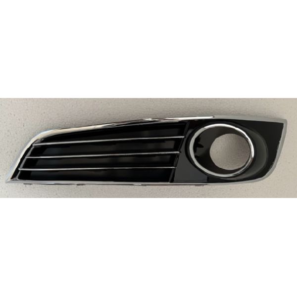 GRIGLIA FENDINEBBIA SX NERO LUCIDO TRE PROFILI CROMATI AUDI A8 4H 2010-2013